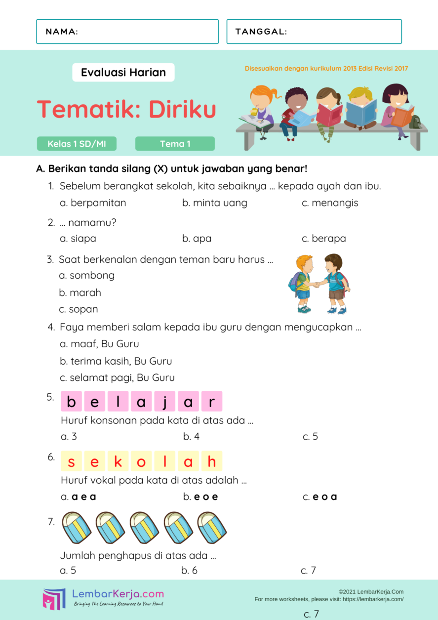 10 Rahasia Belajar Cepat dengan Contoh Soal Ulangan Kelas 1 SD Agar Nilai Anak Maksimal