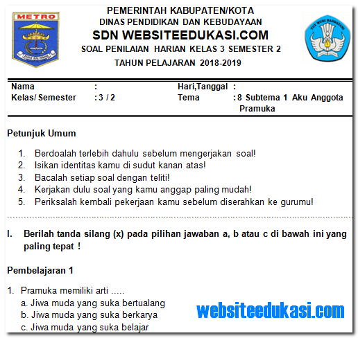7 Rahasia Cepat Kuasai Soal Kelas 3 Tema 8 Subtema 1 Agar Nilai Ujian Melonjak Drastis