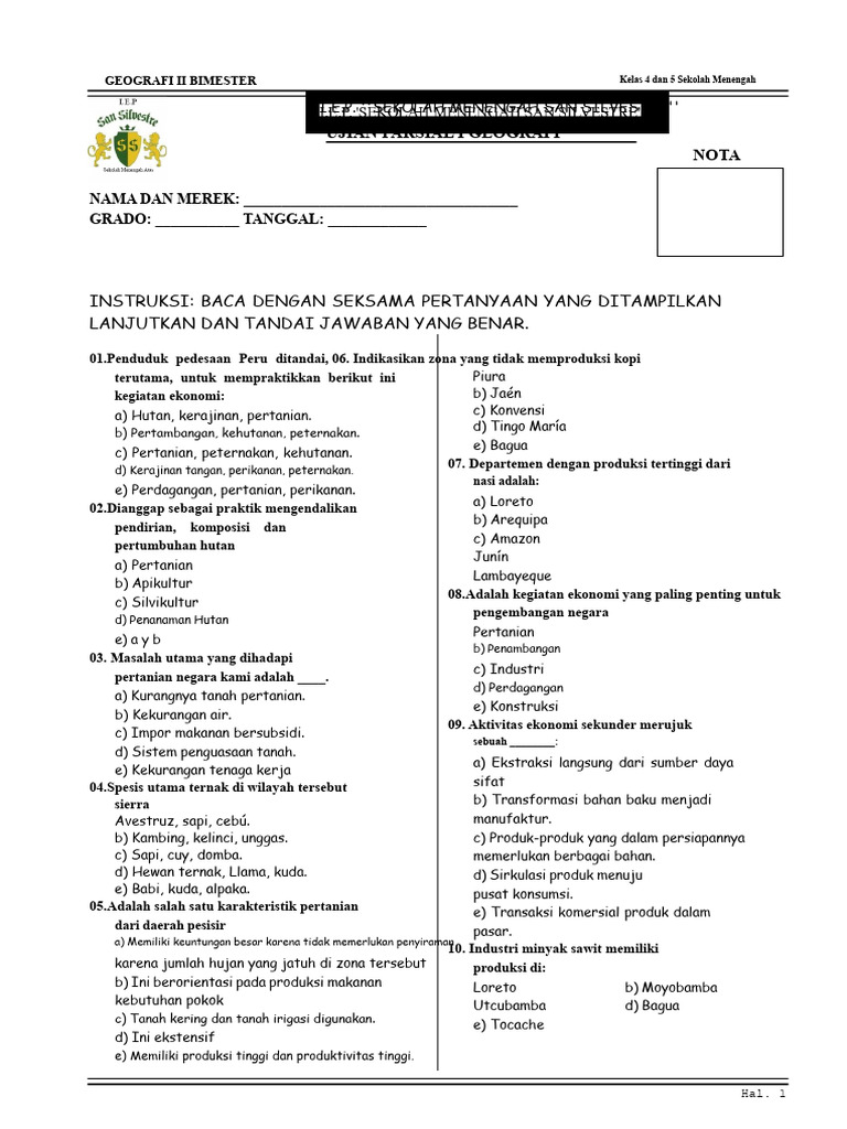 50 Soal Olimpiade Geografi Ini Ternyata Mirip Ujian Sekolah Geografi 2026, Wajib Dicoba