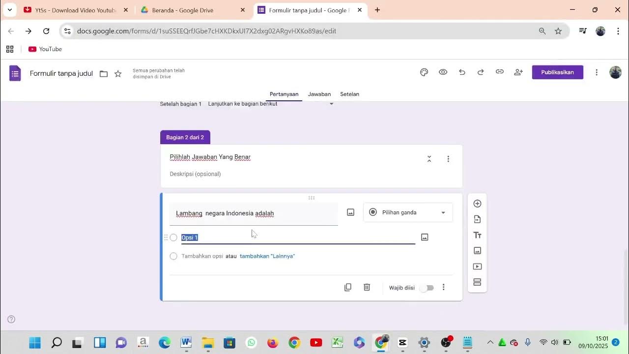 Video Inovasi Ujian Sekolah Menggunakan Goole Form - Robin Video Inovasi Ujian Sekolah Menggunakan Goole Form - Robin