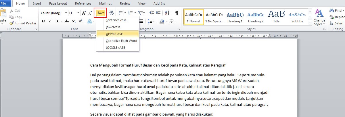 3 Cara Mudah Mengubah Semua Huruf Kapital di Word, Ternyata Begini Triknya
