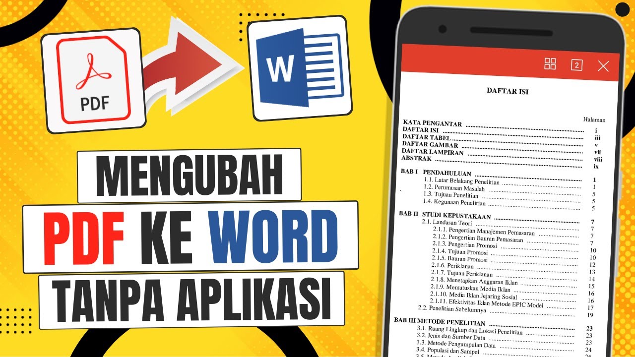 Ternyata Ini Cara Mengubah PDF ke Word Tanpa Aplikasi yang Jarang Diketahui