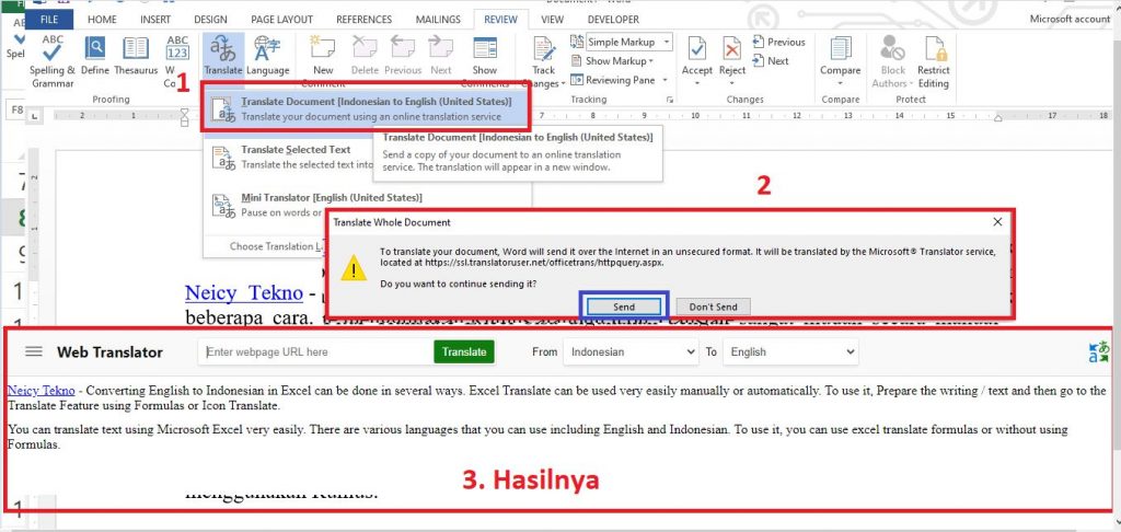 Cara Mengubah Seluruh Teks Word 2016 ke Bahasa Inggris Tanpa Ribet dan Hasil Akurat di 2026