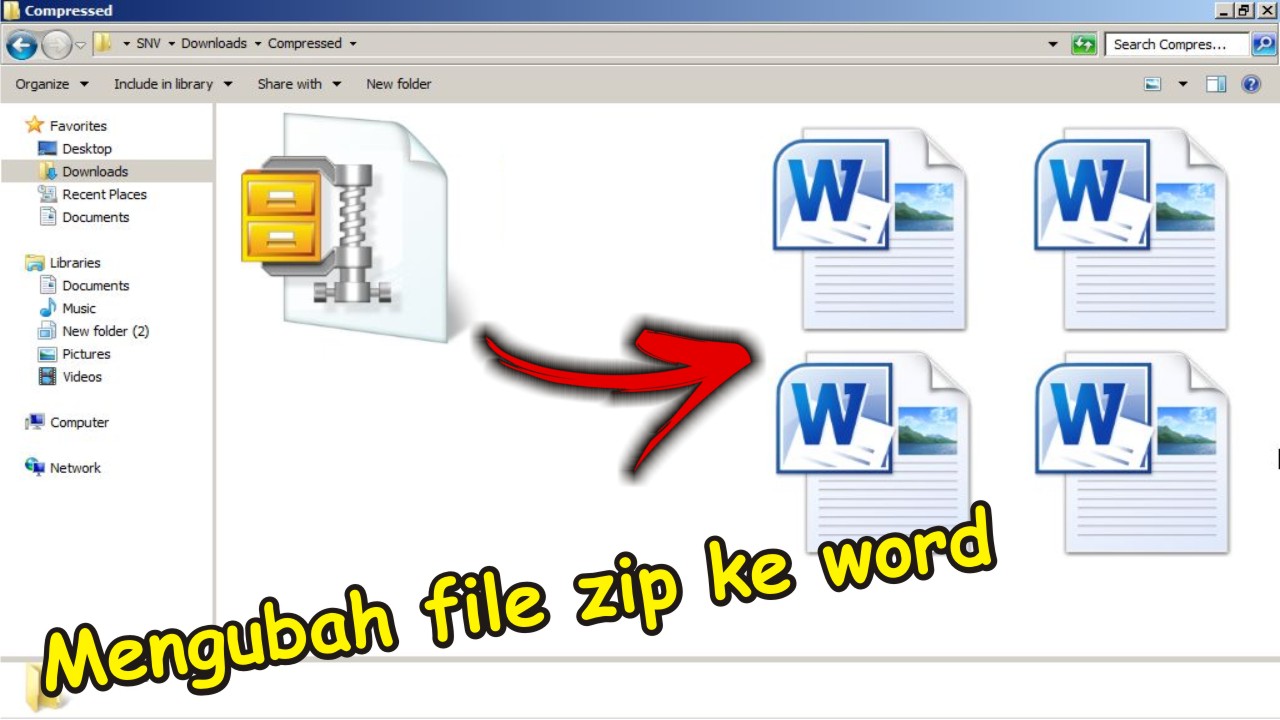 Terbukti Cara Cepat Ubah File Word ke Zip dengan Rahasia Kompresi yang Jarang Diketahui