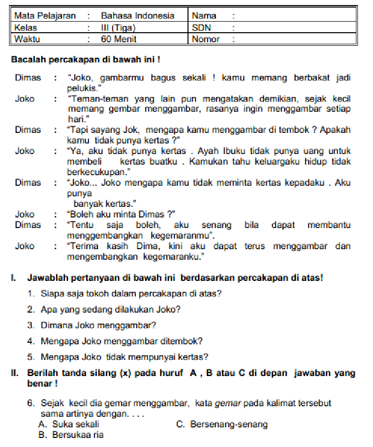 Ternyata Ini Rahasia Tak Terduga di Balik Contoh Soal PAS 1 Tema 3 Kelas 6 yang Wajib Kamu Tahu Sebelum Ujian