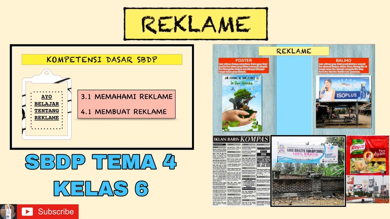 Rahasia Skor Sempurna Kerjakan Soal Tema 4 Kelas 6 Semester 1 Tentang Reklame Terbaru
